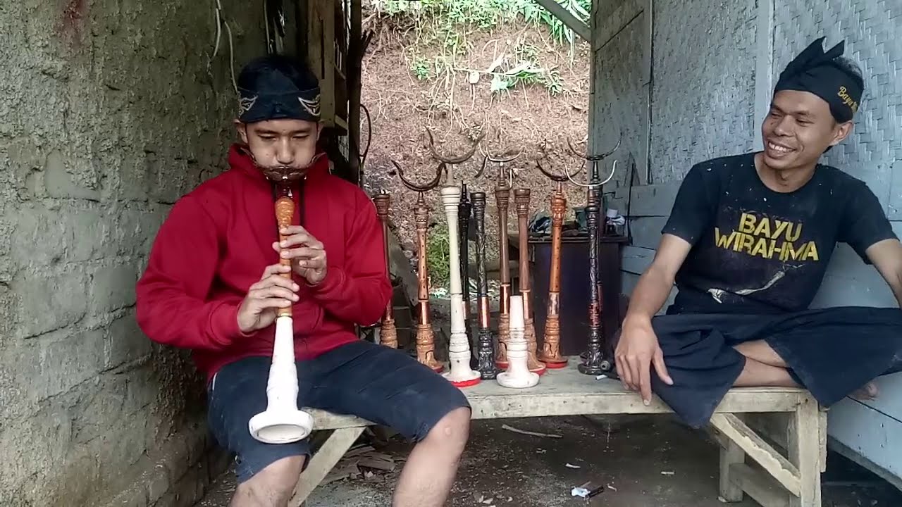 Dhani saputra pengrajin tarompet Bayu Wirahma - wa sepuh