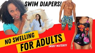 NO SWELLING SWIM DIAPER for OLDER KIDS & ADULTS (come see)