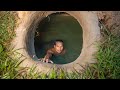 I Built the Most Secret Underground Swimming Pool House by Ancient Skills