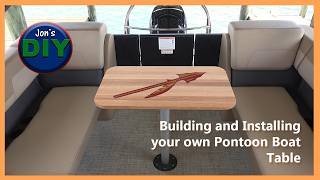 Building and Installing Your Own Pontoon Boat Table (Jon's DIY)