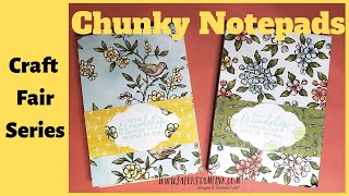Craft Fair Idea Series 2019 #2 - Chunky Note Pads - Dollar Tree