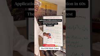 Applications of differentiation (the first derivative test), but make it EDM [Example 3]