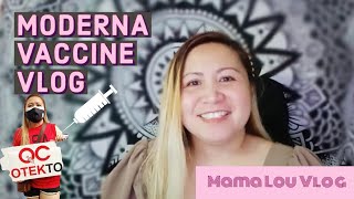 COVID-19 Vaccine | My Moderna Experience and Side Effect | MAMA LOU VLOG 17