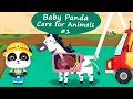 Baby panda care for animals 1  find injured animals treat and care for them  babybus games
