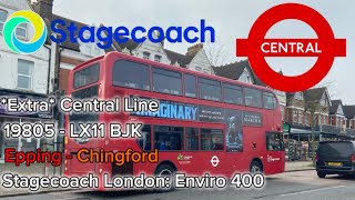 Full Route Visual | E-CL | Epping - Chingford | 19805 - LX11BJK