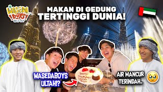 SURPRISE ULTAH WASEDABOYS!? NAIK & MAKAN DI GEDUNG TERTINGGI DUNIA! | WORLD TRIP 60