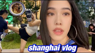 living in shanghai | muay thai, home cooking, OG noodle shop, jazz night with friends