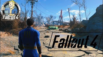 Fallout 4 Next Gen [4K] Calm and Relaxing Walk in the commonwealth