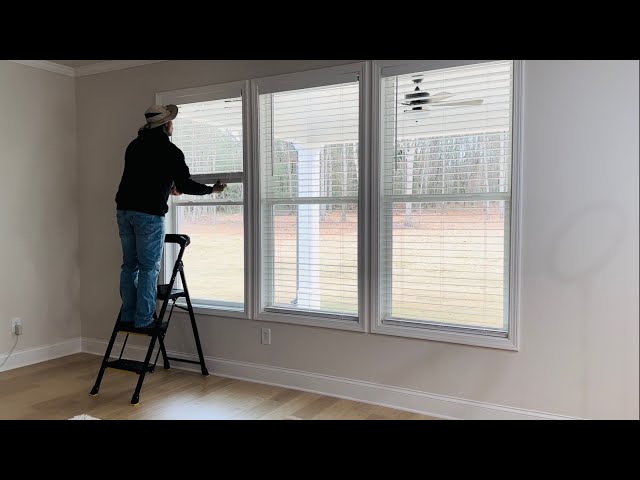 Cordless Faux Wood Blinds