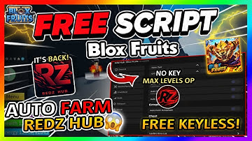 Redz Hub Script IS BACK *NO KEY* - Blox Fruits Script