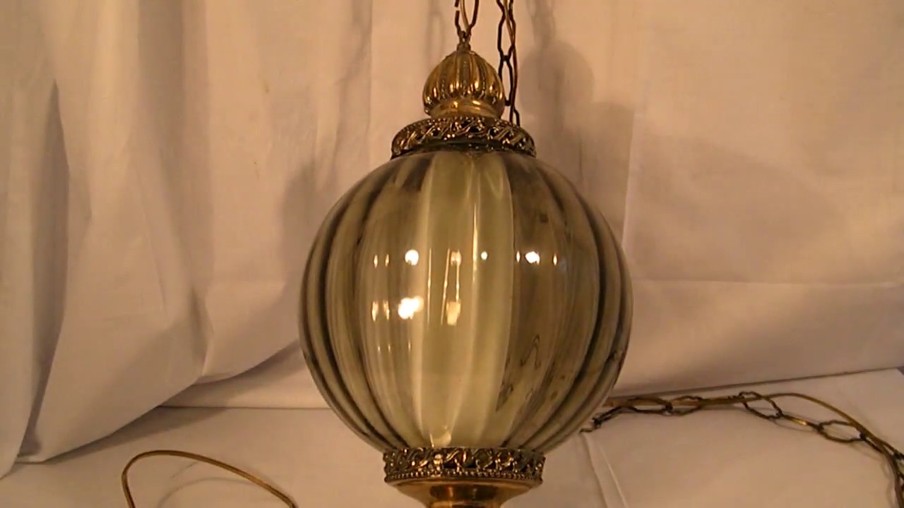 mid century swag light