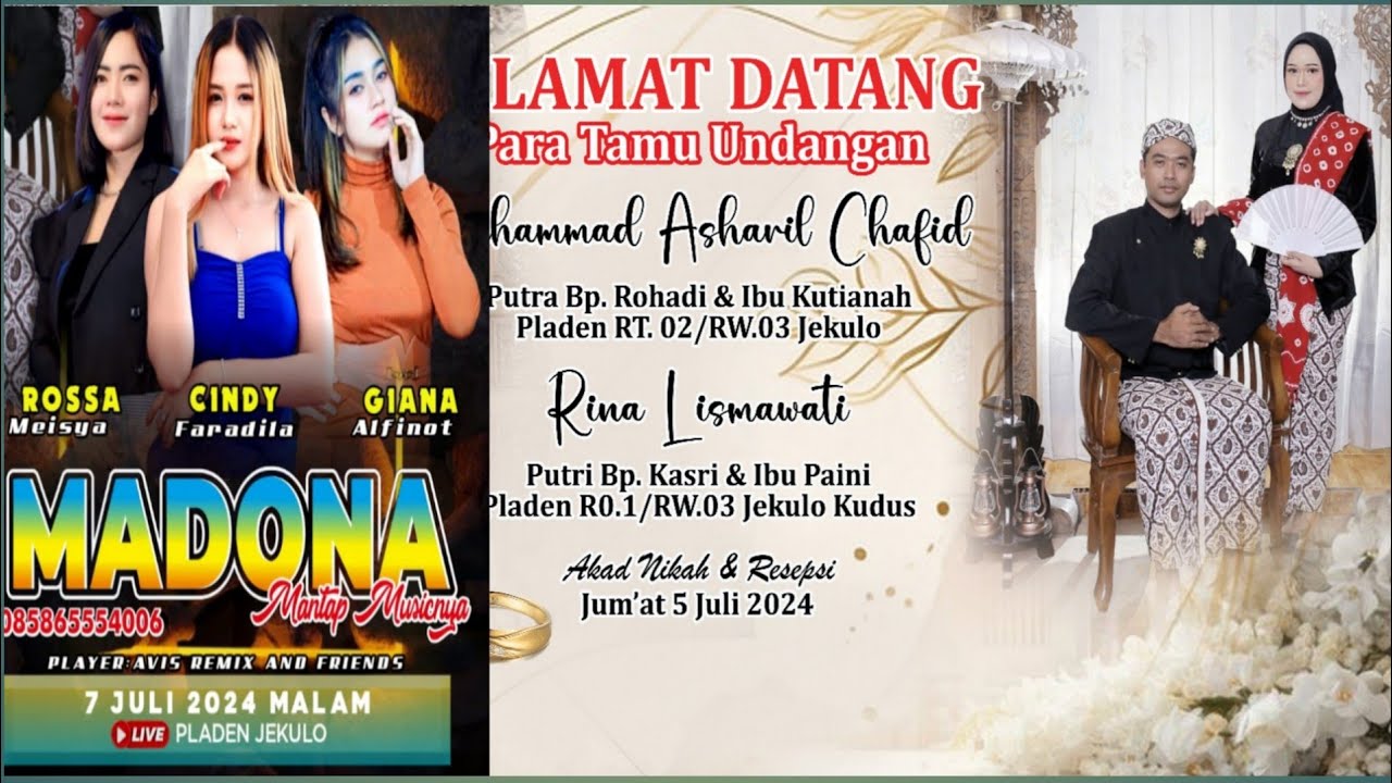 full album dangdut madona part 1 live acara pernikahan sumo feat rina