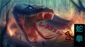 SNAKE KUNG FU FOR BEGINNERS LESSON 1 / LEARNING KUNG FU AT HOME 2022 / 初级蛇拳第一课