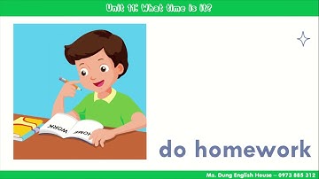 English 4 - Unit 11: What time is it?