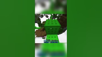 Crazy Block Extension!!  #minecraft #bedwars #hypixel #render #pvp