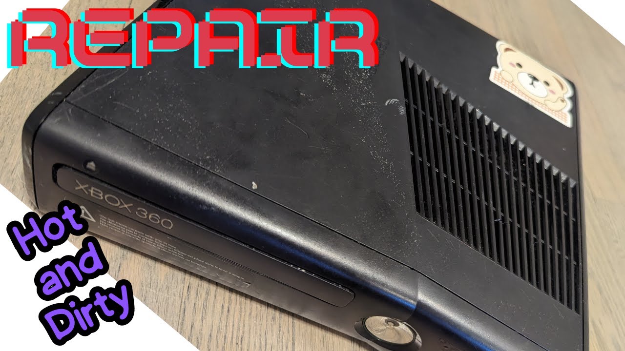 Repair Attempt: Xbox 360 Slim That Overheats (And Also Ridiculously Filthy)