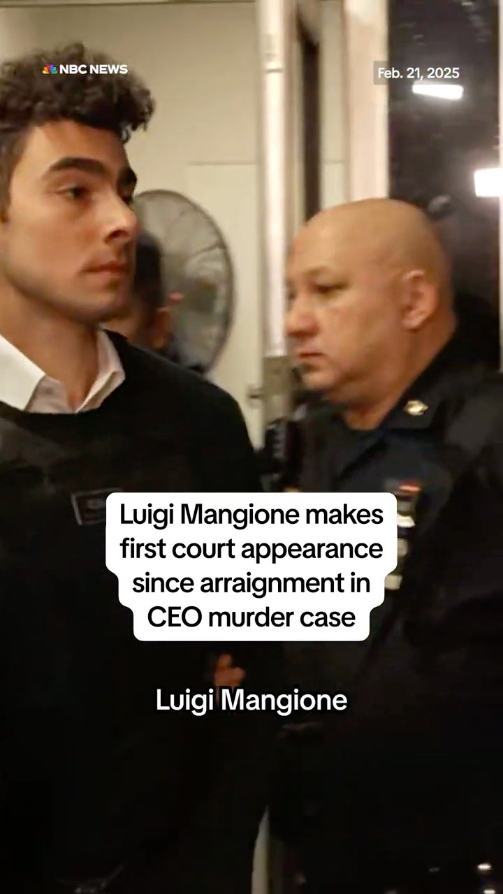 Luigi Mangione makes first court appearance since arraignment in CEO murder case