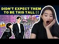 REACTION TO TXT the world is too smol for GIANTS (i didn&#39;t expect them to be this tall!)