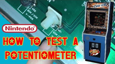 How To Test a Potentiometer or Trimmer Pot. Donkey Kong PCB Repair