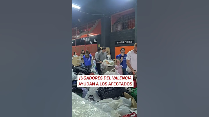 JUGADORES del VALENCIA se suman a la AYUDA a las víctimas de la DANA