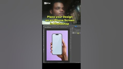 Place your Design on an iPhone Screen in Photoshop #photoshop #tutorial