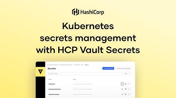 Kubernetes secrets management with HCP Vault Secrets