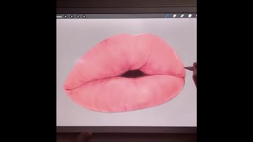 Lips Study | Illustration | Drawing Practice | Time-Lapse