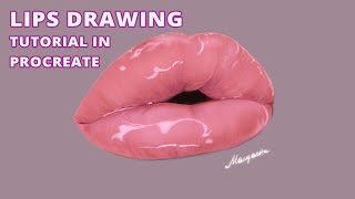 Lips Study | Illustration | Drawing Practice | Time-Lapse