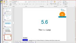 CIT1173.7078 Oct 24 2017 Chapter 5  (do loops and for loops)
