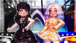 WEDNESDAY ADDAMS AND ENID SINCLAIR Compete In The Pageant Roblox Royale High