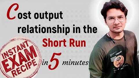 Cost Output Relationship in the Short Run | Importance, Example | Unbeaten Learning