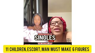 Single mother of 11 also an escort wants a man who makes 6 figures