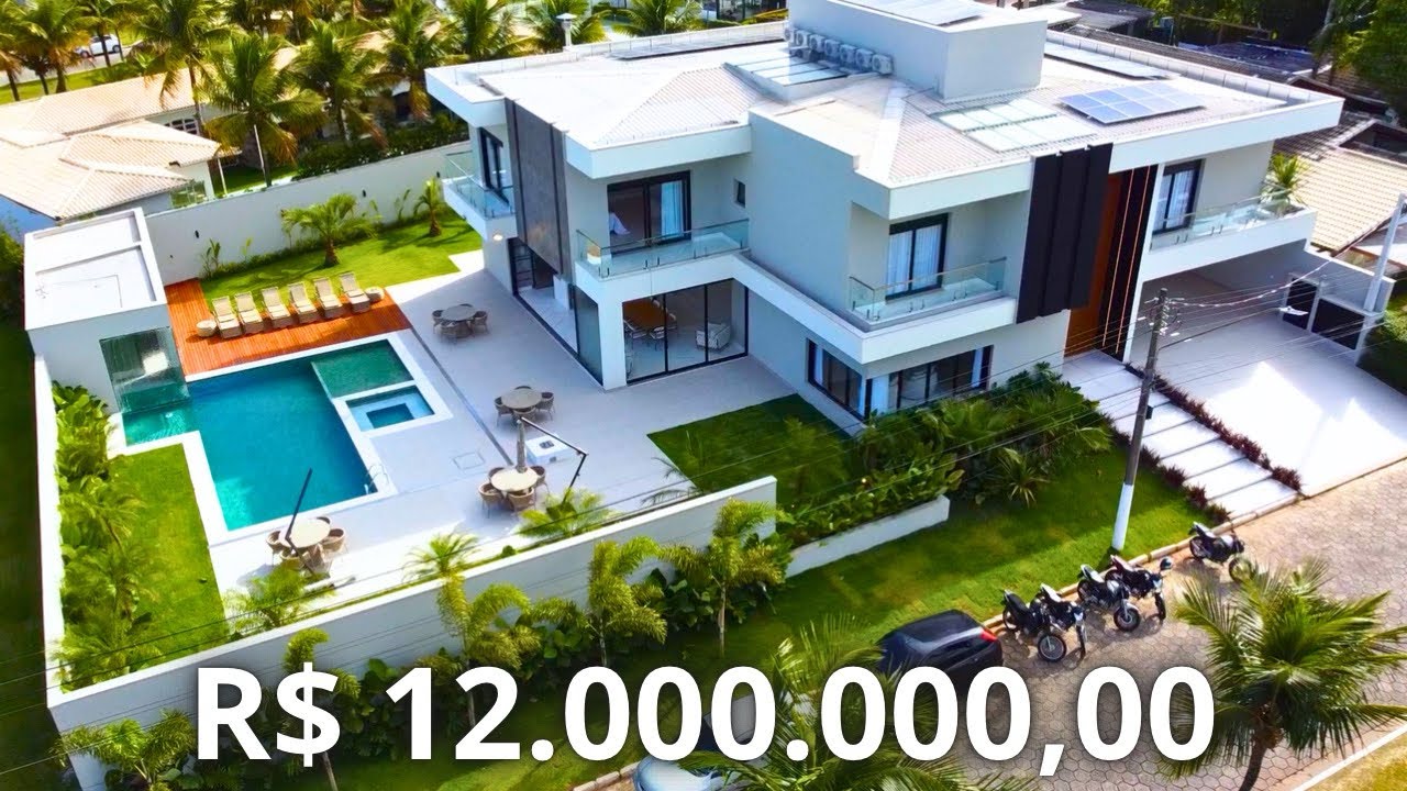 КРАСИВЫЙ! Продается новый особняк в Жардим Акапулько, Гуаружа-СП.