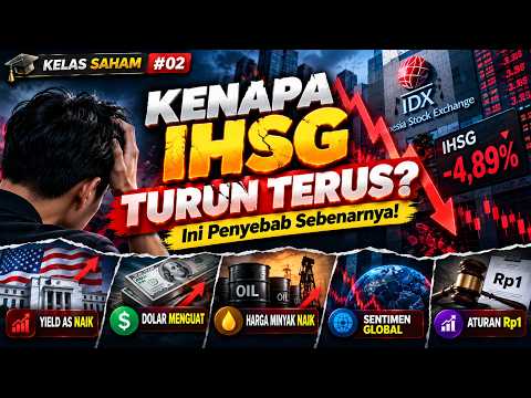 📉 KENAPA IHSG TURUN TERUS? Ini Penyebab Sebenarnya!