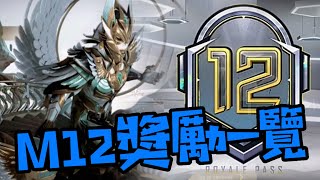 【PUBG Mobile】C2S6賽季RP M12 1至50級獎勵一覽 | RP M12 1 to 50 Full Rewards