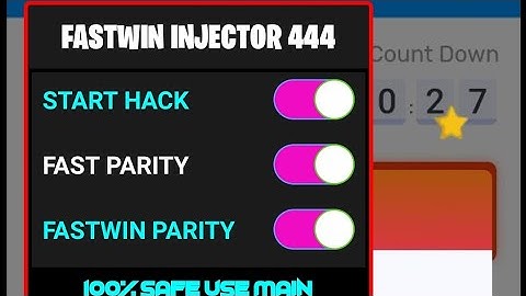 FASTWIN INJECTOR PROFIT🤑🤑🤑100% injector hack #FASTWIN Fast perity hack mod #fastwin #hack #hacker