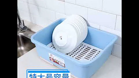 厨房沥水碗柜带盖餐具放碗碟收纳架用品家用大全碗筷收纳盒置物架 - 天天要闻