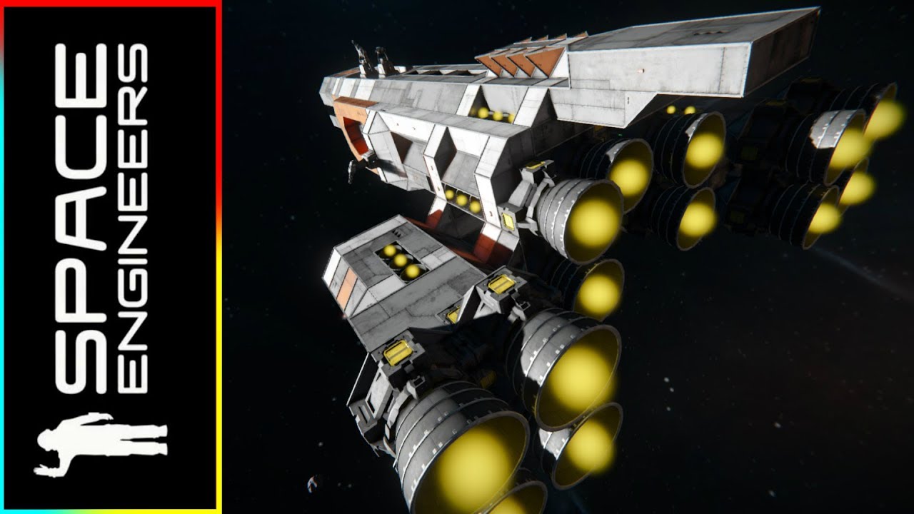 The Emergency Transport Frigate - Space Engineers - YouTube