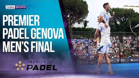 Premier Padel Genova 2024 Men's Finals | HIGHLIGHTS | 07/07/2024 | beIN SPORTS USA
