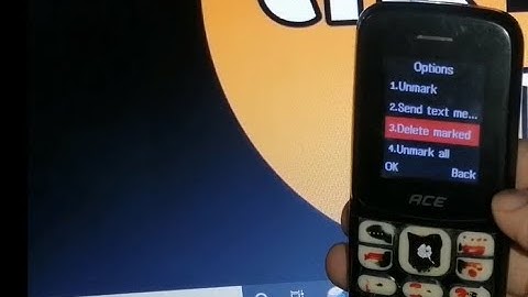 How to delete all contact numbers in itel ace 2n mobile