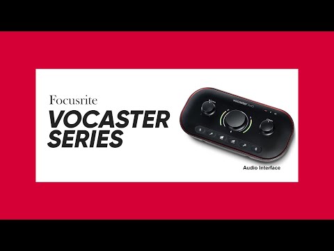 ポッドキャスト向けオーディオインターフェイス Vocaster Series