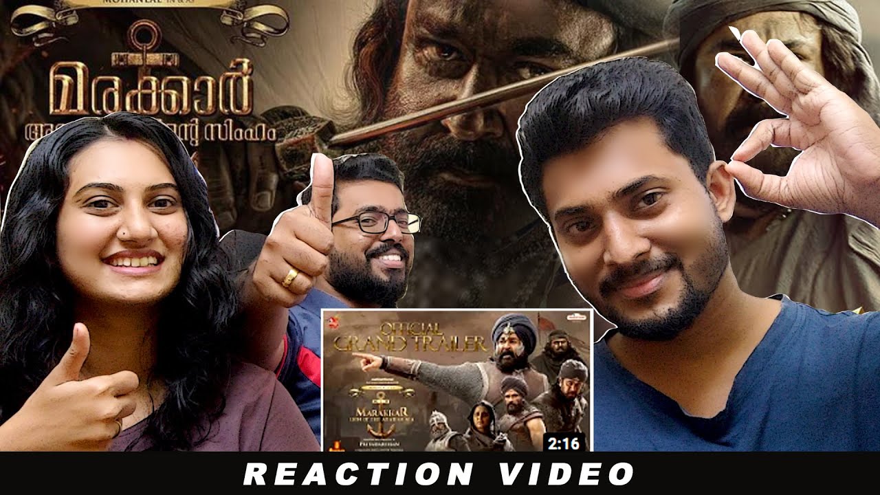 Marakkar Trailer Reaction By Family Reaction | Mohanlal | Priyadarshan