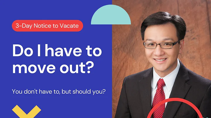 3-Day Notice to Vacate, do I have to move out?