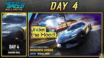 NFS No Limits | Koenigsegg Gemera - Day 4 | Under the Hood