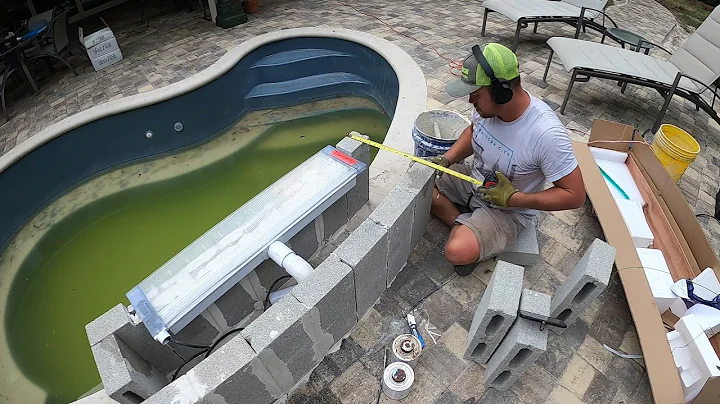 Pool equipment and water feature