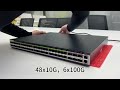 S5500-48XF6CQ • 48-Port 10G Base-R(SFP/SFP+) • 6-Port 40G/100G Base-R(QSFP28)