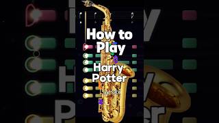 How to Play HARRY POTTER on Saxophone | Hedwig's Theme #saxophone #sheetmusic #playalong #sax