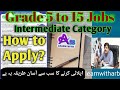 How Apply BPS 5 to 15 Intermediate Category Jobs| Intermediate Category| sts bps 5 to 15 jobs apply