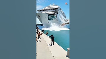 Thumbnail of Two Giant Cruise Ships Collide!
