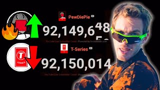 PewDiePie vs. T-Series (Congratulations Effect)